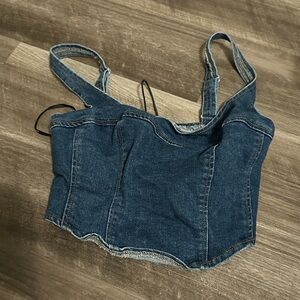 Forever 21 Blue Denim Camisole